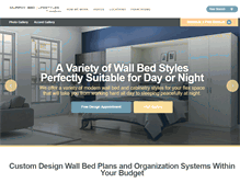 Tablet Screenshot of murphybedlifestyles.com